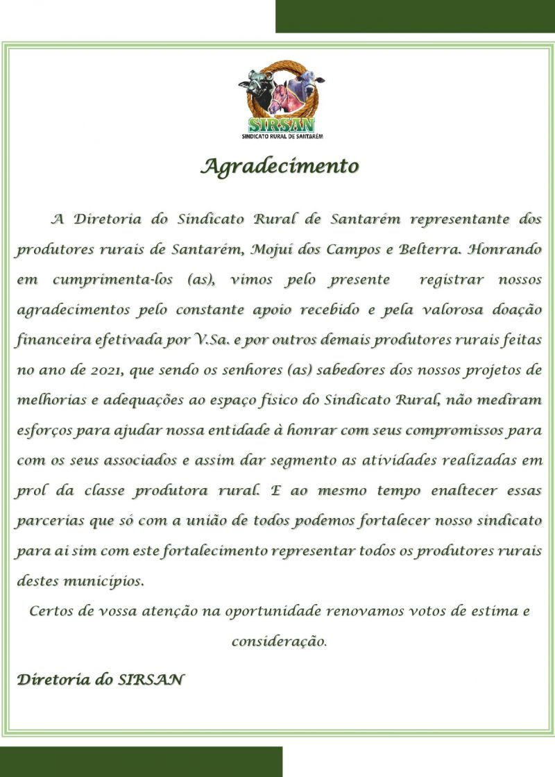 Agradecimento aos Colaboradores 